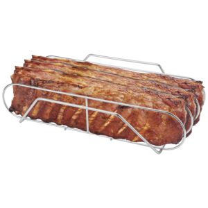Discover the premium imported Extra Long Stainless Steel Rib Rack at Curat Cart, perfect for grilling and serving delicious ribs.