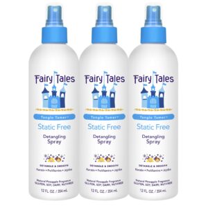 Fairy Tales Tangle Tamer Detangling Spray offers premium imported detangling with a delightful pineapple fragrance. Available at Curat Cart.