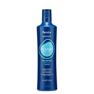 Discover Fanola Wonder Blue Shampoo, a premium imported solution for vibrant hair care, available at Curat Cart.