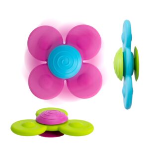 Explore the Fat Brain Toys Whirly Squigz, a 100% genuine sensory toy with vibrant colors for endless fun.