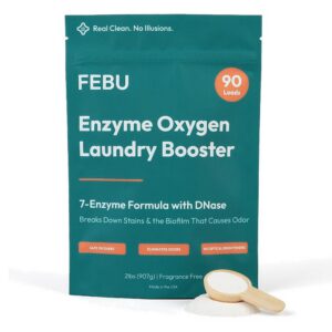 Discover FEBU Enzyme Laundry Booster, a premium import that effectively eliminates stains and odors. Available at Curat Cart.