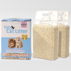 Premium imported Feeling Best Tofu Cat Litter in eco-friendly packaging, ideal for all cat types. Available at Curat Cart.