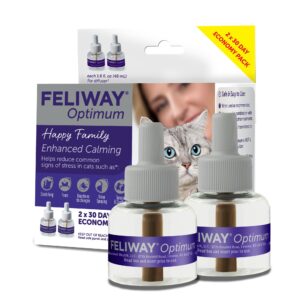 Premium imported FELIWAY Cat Calming Diffuser Refill for enhanced calming, available at Curat Cart. Perfect for your happy family.