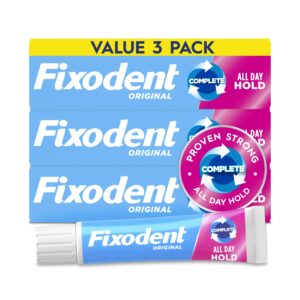 Premium imported Fixodent Denture Adhesive Cream offers all-day hold with proven strength. Available at Curat Cart.