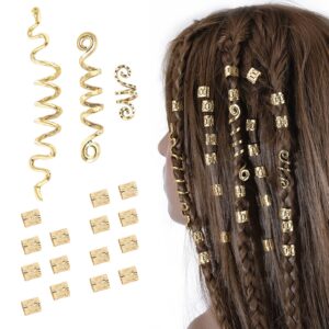 Enhance your braids with premium imported hair accessories loc jewelry from Curat Cart, perfect for stylish dreadlock designs.