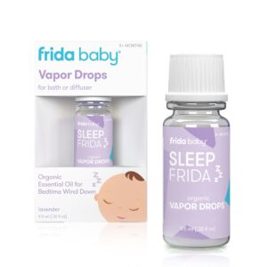Frida Baby Sleep Vapor Bath Drops, premium imported organic essential oil for bedtime relaxation, available at Curat Cart.
