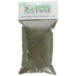 Premium imported Organically Grown Catnip Fine Ground, 1.5 oz pack from Curat Cart, perfect for enriching your pet's playtime.