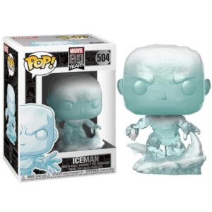100% authentic Funko 40717 POP! Bobble of Iceman, Marvel 80th anniversary collectible. Brilliant icy design, perfect for fans.