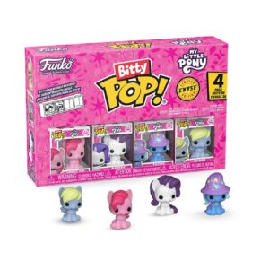 Authentic Funko Bitty POP! 4 Pack features cute My Little Pony figures in vibrant colors, perfect for collectors.