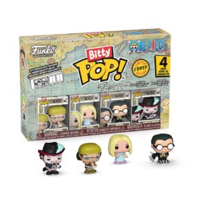 100% Authentic Funko Bitty Pop! set featuring Usopp and Kaya. Perfect for One Piece fans and collectors.