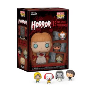Authentic Funko Countdown Calendar featuring Annabelle and horror-themed vinyl figures. Perfect for collectors and fans.