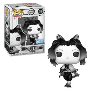 Authentic Funko exclusive figure of Shinobu Kocho from Demon Slayer, designed with Sumi ink style. Collectible pop art piece.