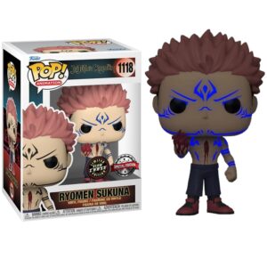 Authentic Ryomen Sukuna Funko Pop & Buddy! from Jujutsu Kaisen. Special Edition vinyl figure with detailed features.