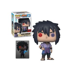 100% authentic Funko Pop Sasuke Uchiha from Naruto Shippuden, features detailed design and unique ocular jutsu colors.