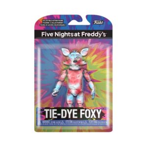Authentic Tie-Dye Foxy Funko Pop Action Figure from Five Nights at Freddy's. Collectible and vibrant design.