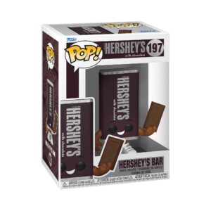 Collect this genuine Funko POP! Ad Icons Hershey's - Chocola. Adorable, detailed vinyl figure of a Hershey's bar.