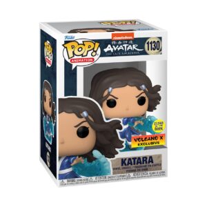 100% Authentic Funko POP! Katara from Avatar: The Last Airbender, featuring glow-in-the-dark effects and exclusive packaging.
