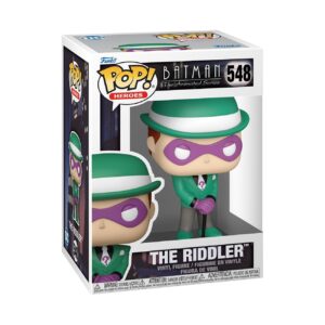 100% authentic Funko POP! Animation figure of The Riddler from Batman: The Animated Series, detailed and collectible.