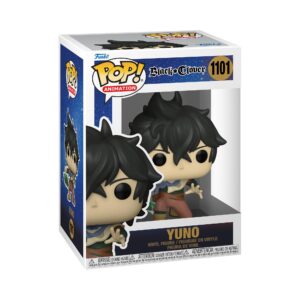 Authentic Funko Pop! Yuno figure from Black Clover, featuring detailed design. Perfect for collectors and fans!