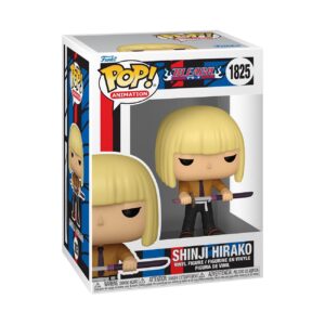 Authentic Funko POP! figure of Shinji Hirako from Bleach, featuring vibrant colors and detailed vinyl design in box packaging.