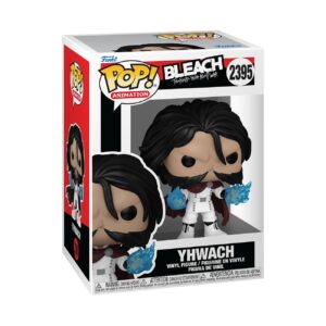 Authentic Funko Pop! Animation figure of Yhwach from Bleach, featuring vibrant colors and intricate details in packaging.