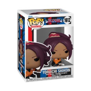 100% authentic Funko POP! Yoruichi Shihouin from Bleach. Collectible vinyl figure in original packaging, featuring vibrant colors.