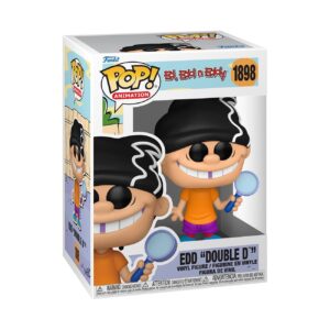 100% Authentic Funko POP! Animation Ed 'Double D' collectible vinyl figure with a magnifying glass.