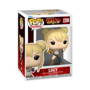 Authentic Funko POP! Animation vinyl figure of Lucy from Fairy Tail, 100% genuine, ideal for collectors.