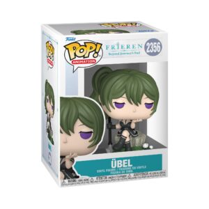 Authentic Funko POP! Animation Ubel from Frieren: Beyond Journey's End. Vinyl figure with green hair and unique outfit.