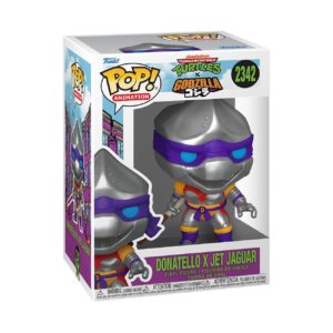 Authentic Funko Pop! Vinyl figure featuring Donatello as Jet Jaguar from Godzilla x Turtles. Perfect for collectors!