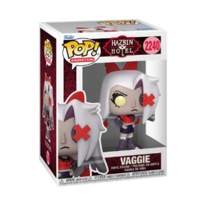 Collect the authentic Vaggie Funko Pop! from Hazbin Hotel. Features unique design and iconic details for fans.