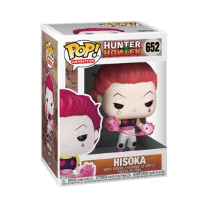 Explore this authentic Funko Pop! of Hisoka from Hunter x Hunter, featuring vibrant colors and intricate details.