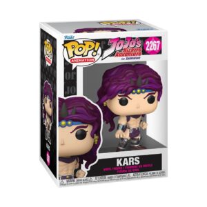 100% genuine Kars Funko POP! from JoJo's Bizarre Adventure, featuring vibrant details and unique design in collectible packaging.