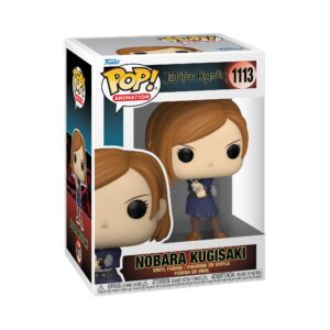 Authentic Funko Pop Animation figure of Nobara Kugisaki from Jujutsu Kaisen, showcasing her signature look and pose.