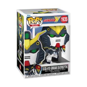 100% genuine Funko POP! Animation figure featuring Gundam Deathscythe, perfect for collectors and fans of Mobile Suit Gundam.