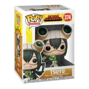 100% genuine Funko POP! Animation figure of Tsuyu from My Hero Academia, featuring vibrant colors and iconic design.
