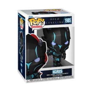 100% Genuine Funko POP! Animation Igris from Solo Leveling, features unique design and vibrant colors in a collectible figure.