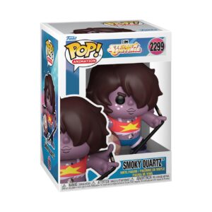 Authentic Funko POP! Animation figure of Smoky Quartz from Steven Universe. A must-have collectible for fans!