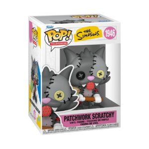 Authentic Funko Pop! vinyl figure of Patchwork Scratchy from The Simpsons, perfect for collectors and fans. 100% genuine.