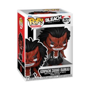 100% Authentic Funko Pop! of Kenpachi Zaraki from Bleach, featuring unique design and high-quality vinyl craftsmanship.
