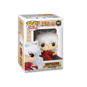 Authentic Funko Pop figure of Inuyasha from the anime series, featuring vibrant colors and signature details.