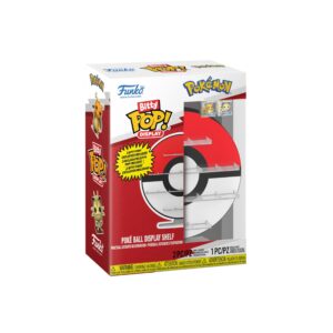 Authentic Funko Pop! Bitty Display showcasing a Poke Ball design, perfect for showcasing collectible Pokémon figures.