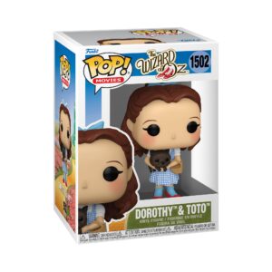 Authentic Funko POP! figure of Dorothy and Toto from The Wizard of Oz. Perfect for collectors and fans of the classic movie.