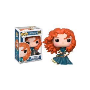 100% authentic Funko POP! of Disney's Merida from Brave, featuring vibrant red hair and her iconic bow.