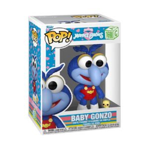 100% genuine Baby Gonzo Funko POP! from Disney's Muppet Babies (1984). Adorable blue vinyl figure in box.