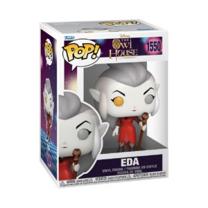 100% genuine Funko POP! collectible of Eda from Disney's The Owl House, featuring detailed design and iconic staff.