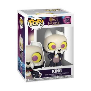 Authentic Funko POP! vinyl figure of King from Disney's The Owl House, showcasing vibrant colors and adorable design.