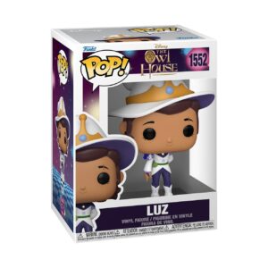 100% genuine Funko Pop! figure of Luz from The Owl House, packaged in a colorful display box. Collectible vinyl toy.