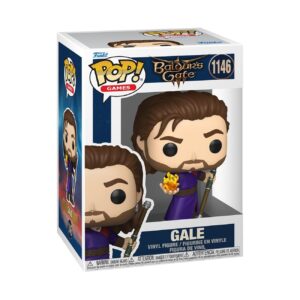 100% Genuine Funko Pop! Gale from Baldur's Gate 3, featuring a detailed vinyl figure in collectible box.