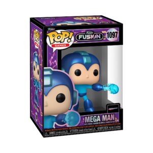 100% Authentic Funko POP! Mega Man Fusion collectible. Adorable design featuring Mega Man with his signature blasters.